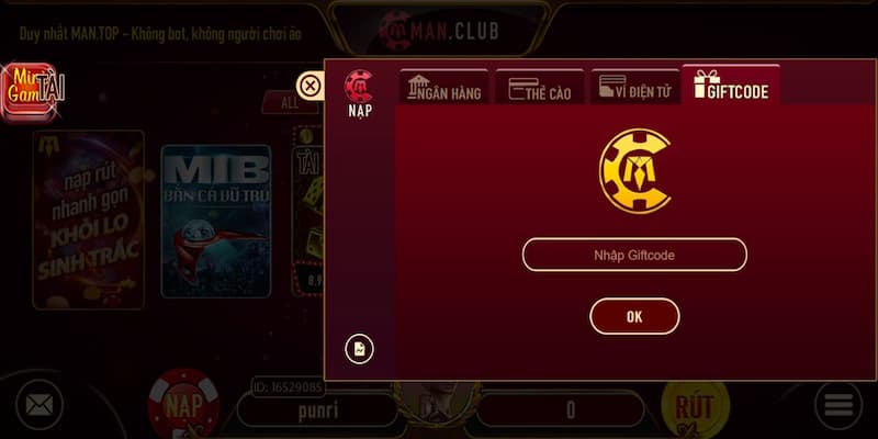 Quy trình rút tiền Manclub chuẩn